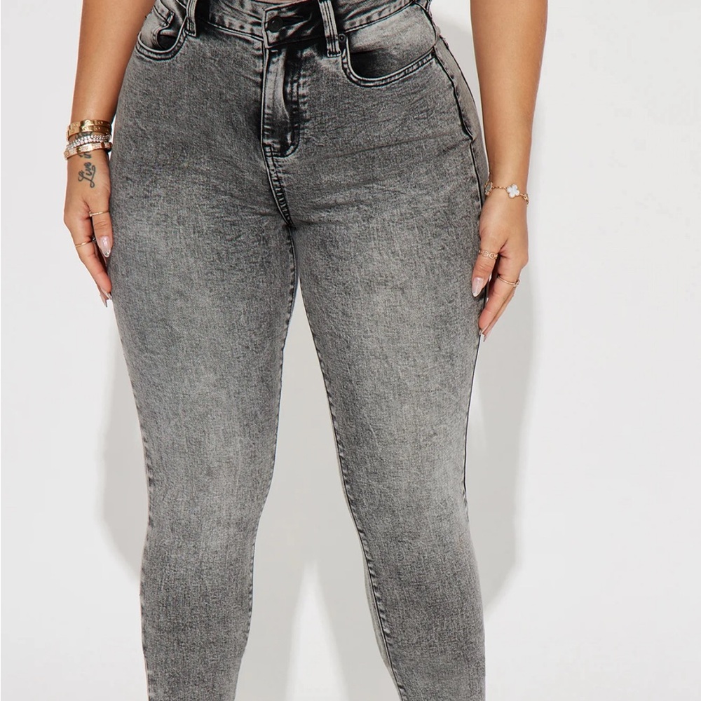 Black Acid, High Waisted Jeans